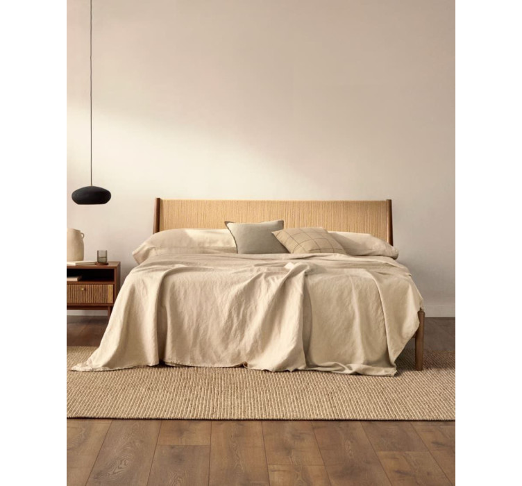 Ліжко Elan N0100015MM41 зі шпону та масиву горіха 180 x 200 см3